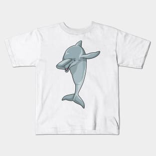 Dolphin at Hip Hop Dance Dab Kids T-Shirt